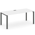Стол руководителя на металлокаркасе на П-образных опорах