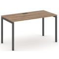 Стол письменный на металлокаркасе на П-образных опорах 40х40