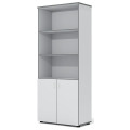 Офисный шкаф комбинированный открытый, высокий