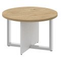 Стол журнальный на металлокаркасе (круглый)