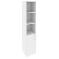 Офисный шкаф высокий узкий (лев/прав) 