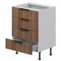 Шкаф кухонный напольный (4 ящика)