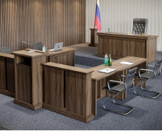Мебель для залов суда МС